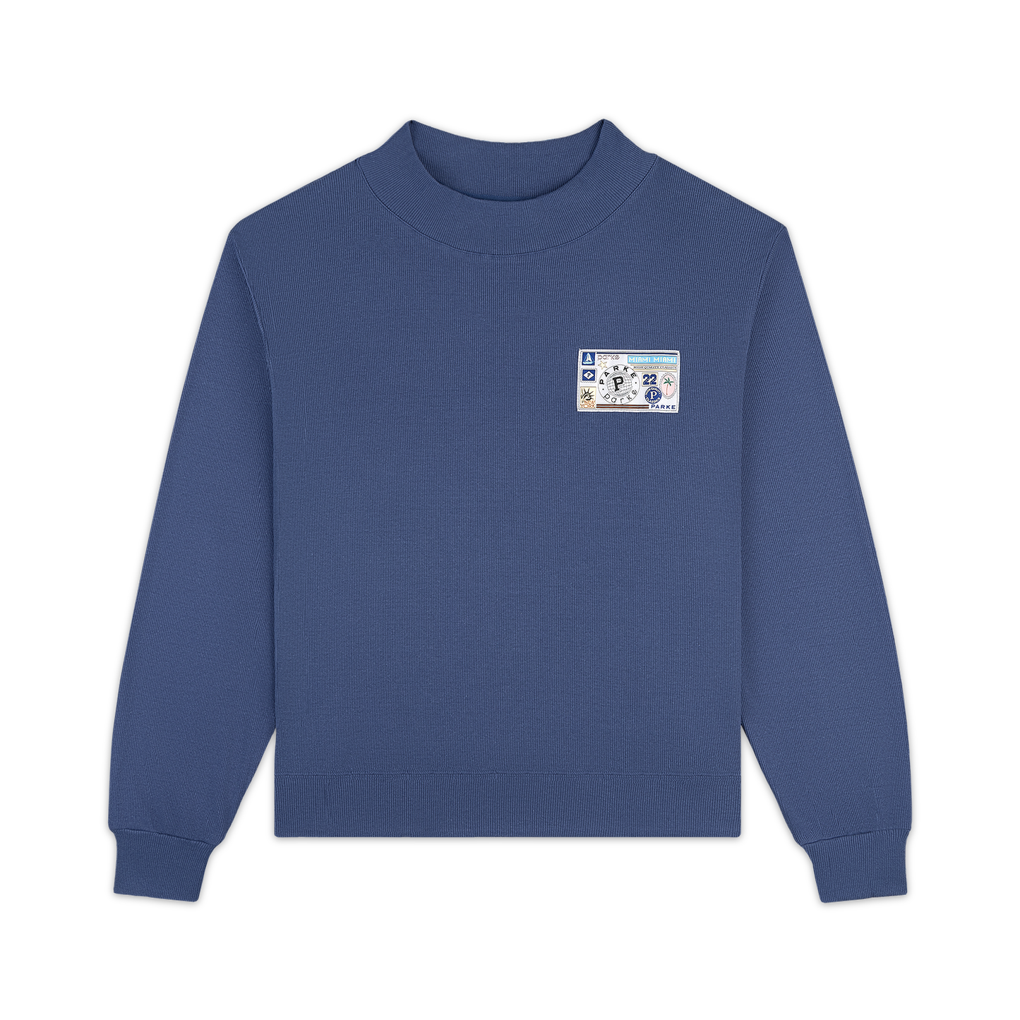 Ribbed Pullover With Nostalgia Patch